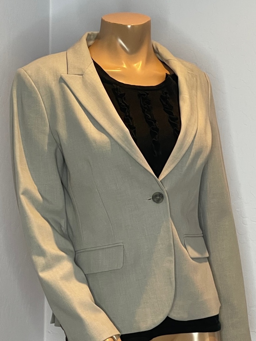 Gray Suit Jacket/ Blazer by Express